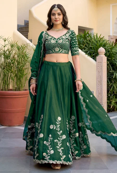 Green Zeel Vol 36 Rangoli Silk With Sequence Work Lehenga Choli 5135